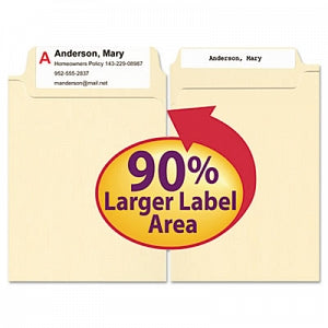 Smead SuperTab Guide-Height Reinforced Manila Folder - SuperTab Guide Height Reinforced Folders, Top Tab, Manila, Letter - 10395