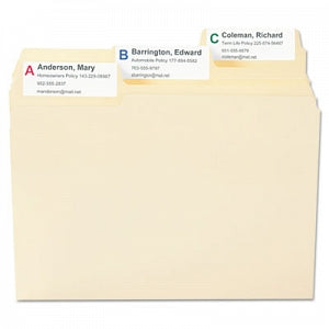 Smead SuperTab Guide-Height Reinforced Manila Folder - SuperTab Guide Height Reinforced Folders, Top Tab, Manila, Letter - 10395