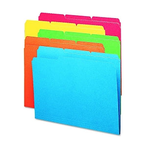 Smead Colored File Folders - File Folders, 1/3 Cut Top Tab, Letter, Assorted - 11943