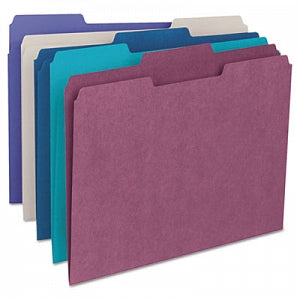 Smead Cut Top-Tab File Folders - File Folders, 1/3 Cut Top Tab, Letter, Assorted - 11948