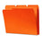 Smead Colored File Folders - File Folders, 1/3 Cut Top Tab, Letter, Orange - 12543