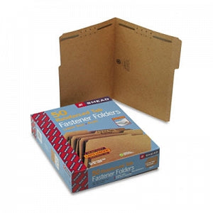 Smead Kraft Fastener Folders - Letter-Sized 1/3 Cut 11-Point Kraft Fastener Folders - 14837