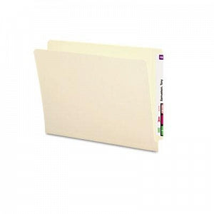 Smead Mfg Antimicrobial End Tab File Folder - End Tab File Folder with Product Protection, Letter, Manila, 11 pt. - 24113