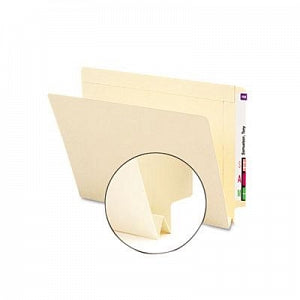 Smead End Tab Legal Expansion Folders - Manilla 1-1/2" Capacity Straight Cut End Tab Expanding Folder, Letter Size - 24275