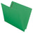 Smead Colored End-Tab Folders with Two Fasteners - Fastener Folders, 2" Capacity, Straight Tab, Letter, Green - 25140