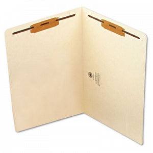 Smead End-Tab Folders with Two Fasteners - End Tab Fastener Folders with Reinforced Tab, 2 Fasteners, Letter, Manila - 34115