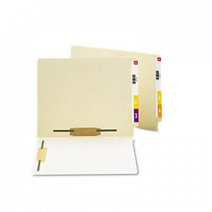 Smead End Tab Folders - Manila Letter-Sized Folders with Fasteners on the Front and Spine End Tabs - 34120