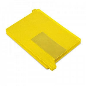 Smead Poly Out-Guides with Pockets - Yellow Bottom End Tab 2-Pocket Poly Out Guides, Letter Size - 61956