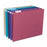 Smead 1/5 Cut Hanging File Folders - Colored Hanging File Folders, Letter, 1/5 Tab, Assorted - 64056