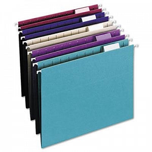 Smead 1/5 Cut Hanging File Folders - Colored Hanging File Folders, Letter, 1/5 Tab, Assorted - 64056