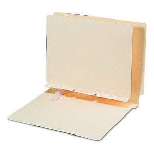 Smead Self-Adhesive Folder Dividers - Manila Self-Adhesive 2-Section Folder Divider, Letter Size - 68021