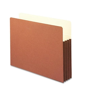 Smead Redrope Expanding Pocket File Folders - 3.5" Expanding Pocket File Folders with Straight Tab, Letter-Size - 73264