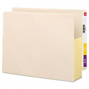 Smead Manila Expanding Pocket File Folders - 3-1/2" Expanding Pocket File Folders, Letter-Size - 75164