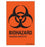 Shamrock Scientific Biohazard Warning Identification Labels - Biohazard Label, 3-1/2" x 2-1/4" - SBH-5