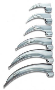 SunMed Macintosh American Profile Blades - BLADE, MACINTOSH, LARYNSCOPE, SIZE 0 - 5-5052-00