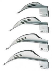 SunMed F / O Macintosh Reduced Flange - BLADE, LARYNGOSCOPE, EMAC, GREENLINE, #3 - 5-5271-03