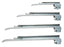 SunMed English Profile Miller Blades - BLADE, LARYNGOSCOPE, MILLER, ENGLISH, SZ 2 - 5-5861-02