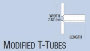 Olympus America Silicone Modified T-Tubes - Modified Silicone T-Tube, 1.32 mm ID - 240072