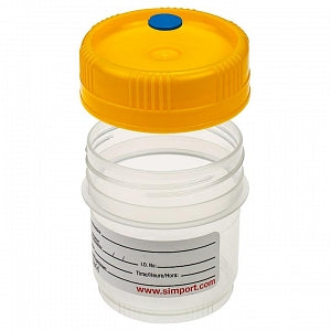 Simport Spectainer I Tamper-Evident Urine Container - CONTAINER, URINE, TAMP EVID, 90ML, NS, 400/CS - C566-90Y