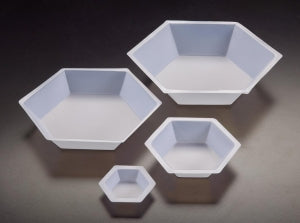 Simport Scientific Hexagonal Anti-Static Weighing Dish - Hexagonal Anti-Static Weighing Dish, 58 mL, 70 mm x 47 mm x 20 mm - D252-2