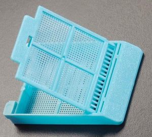 Simport Micromesh Biopsy Cassettes in QuickLoad Stack - Micromesh Cassette, Biopsy, Aqua - M507-12