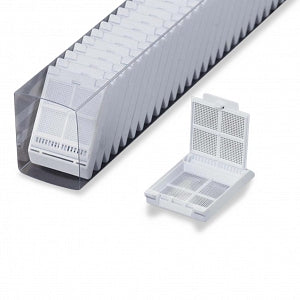 Simport Micromesh Biopsy Cassettes in QuickLoad Stack - Micromesh Cassette, Biopsy / Sleeve, Gray - M507-9SL