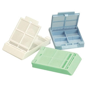 Simport Micromesh Biopsy Cassettes in QuickLoad Stack - Micromesh Biopsy Cassette with 4 Compartments, White - M508-2