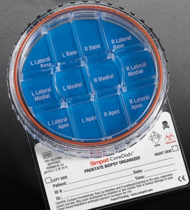 Simport Scientific Petri Dishes - DISH, PETRI, PROSTATE BIOPSY, 12-COMP, PREFI - M970-D12P