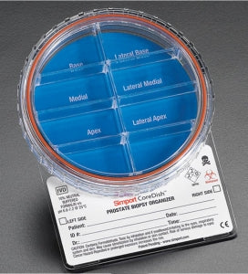 Simport Scientific Petri Dishes - DISH, PETRI, PROSTATE BIOPSY, 8-COMP, PREFIL - M970-D8P