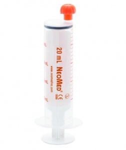 NeoMed ENFit Compliant Enteral Syringes - Reconnect Enteral Syringe with ENFit Connector, 60 mL - NM-S20NC