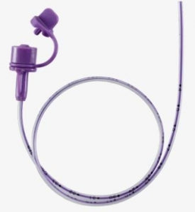 NeoMed NeoConnect Polyurethane Feeding Tubes - Reconnect ENFit Polyurethane Feeding Tube, Purple, 6.5 Fr x 40 cm - PFTS6.5P-NC