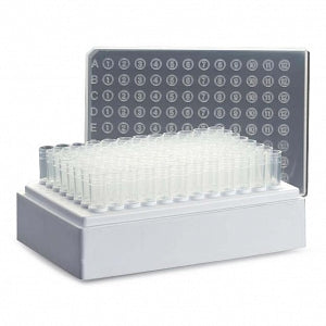 Simport Scientific BioTube & Rack - FOOTPRINT BOX 12 STRIPS OF 8 TUBES, NS - T101-3