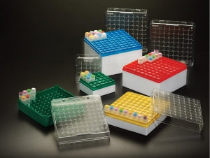 Simport Scientific Cryostore Storage Boxes - CRYO STOR. 1.2 & 2ML, 81 PLACES, GREEN - T314-281G