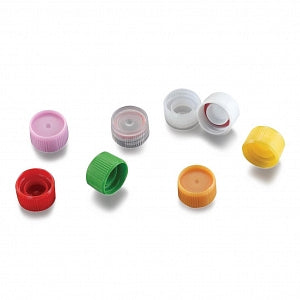 Simport Scientific Colored Closures - Cap with O-Ring Seal, Polypropylene, Green - T340GOS