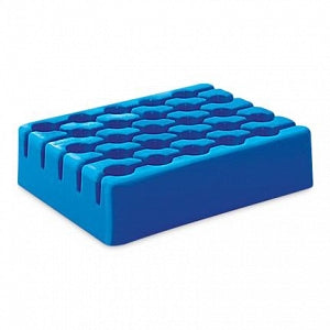 Simport Scientific 25-Place Polypropylene Tube Racks - Blue 25-Place Polypropylene Tube Rack - T450-25B