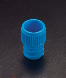 Simport Scientific O-Ring Microcentrifuge Tube Screw Caps - SCREW CAP WITH 0-RING FOR T500 TUBE BLUE - T500BOS