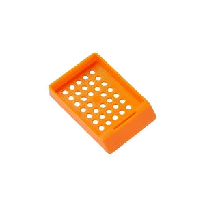 Simport Scientific Disposable Taped Tissue Embedding Cassettes without Lid - CASSETTE, W/O LID, TAPED, STACK, ORANGE - M480-11T