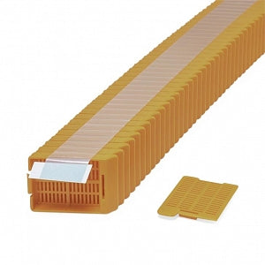 Simport Swingsette Tissue Cassettes for Leica / Sakura Printers - CASSETTE, SWING, TISSUE, STACK, ORANGE - M517-11T