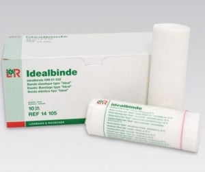 Lohmann & Rauscher Idealbinde Short Stretch Bandage - Stretch Short Bandage, 8" x 5 m - 081139096