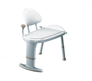 Moen Home Care Glacier Transfer Bath Bench - Moen Premium Home Care Glacier Transfer Bath Bench - DN7105