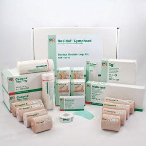 Lohmann & Rauscher Rosidal Lymphset - Rosidal Lymphset Deluxe Double Leg Bandage Kit - 081537216