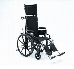 Invacare 9000 XT Recliner Wheelchairs - 9000 XT Recliner Wheelchair with Full-Length Arms, 22" x 18" - 081610765