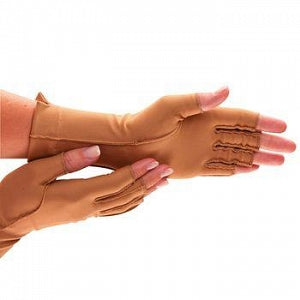 Aris-Isotoner Therapeutic Gloves - Isotoner Therapeutic Open Finger Gloves, 1 Pair, Size Small - 94294