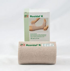 Lohmann and Rauscher Rosidal K Short Stretch Bandages - Rosidal K Short Stretch Bandage, 8 cm x 5 m - 90686