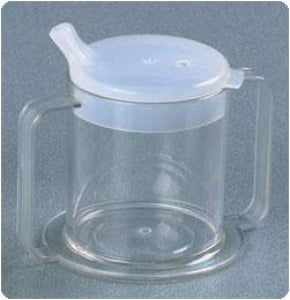 Independence Long Handle Clear Mug with Lids