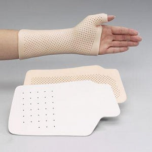 PH Wrist and Thumb Spica Splint with IP Immobilization - Precut Wrist / Thumb Splint, Size Small, White - 550391