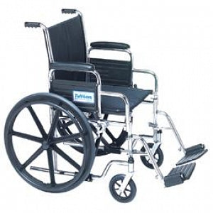 Tuffcare Tuffcare Venture Hemi Light Wheelchairs - Hemi Lite Wheelchair with Elevated Leg Rest, 20" x 16" - 797WE