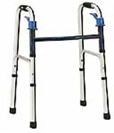 Dual Palm Release Folding Walkers by Performance Health