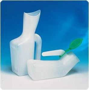 Compass Health Carex Clear Bed Urinals - URINAL, FEMALE, CLEAR, NON-RETURNABLE - 600501