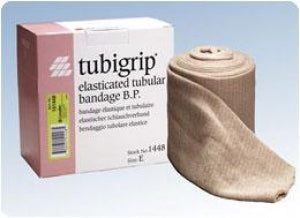 Lohmann Tubigrip II Elasticated Tubular Bandage Stockinettes - Tubigrip Stockinette, Natural Color, Size G, 4.75" x 33' - A43312